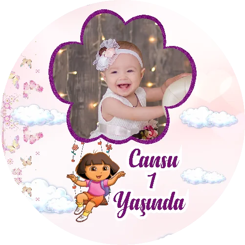 Dora Temalı Yuvarlak Açacak Magneti